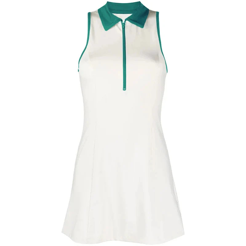Classic Golf Dress Collared Sleeveless