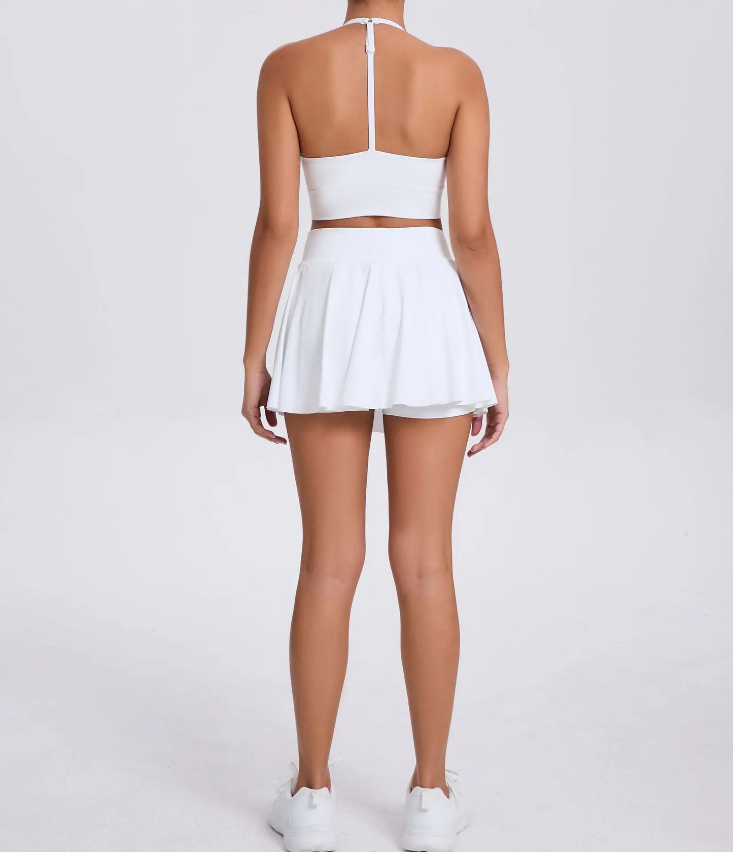 Two-Piece Set Skirt & Crop Bra