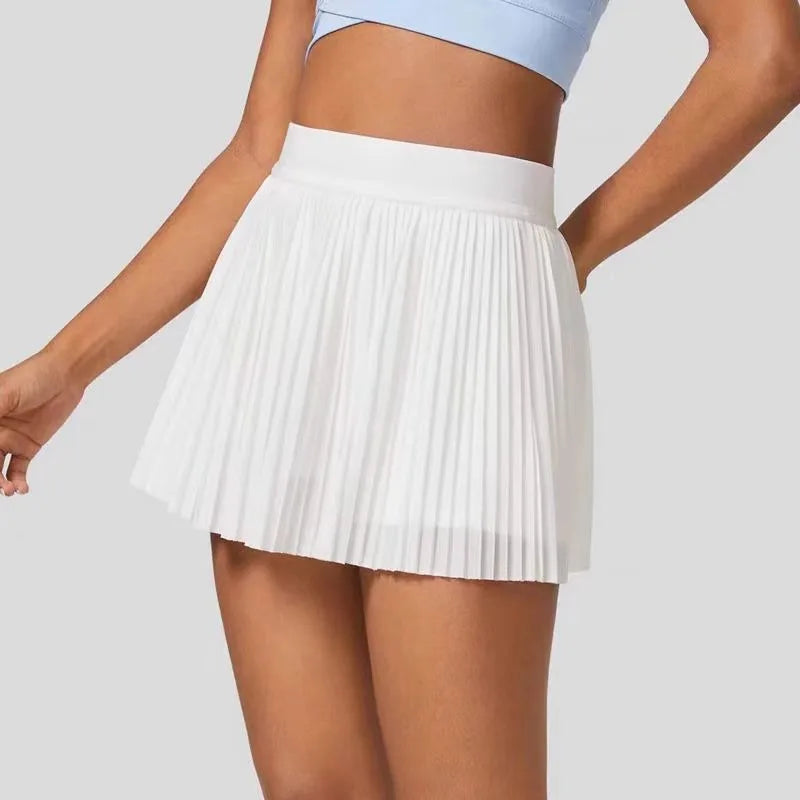 Pleated Skirt High Waisted