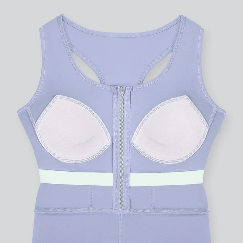 Front Zip Racerback Sport Dress