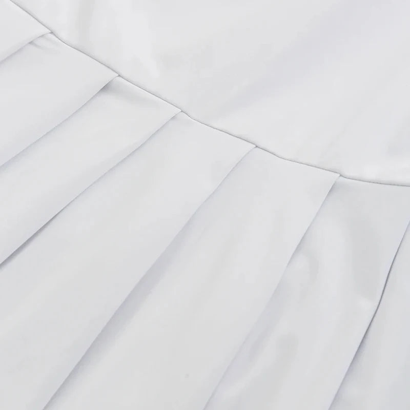 Challengers Quarter Zip Racerback Pleated Dress