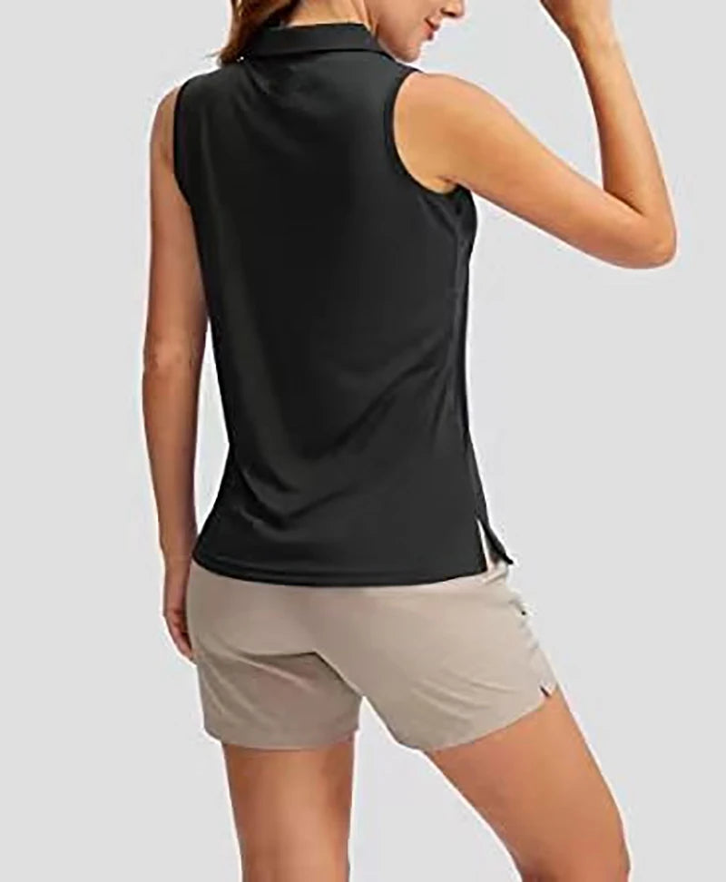 Classic Womens Sleeveless Golf Polo
