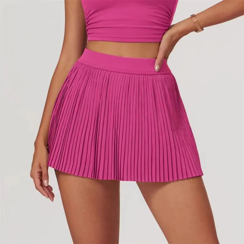 Pleated Skirt High Waisted