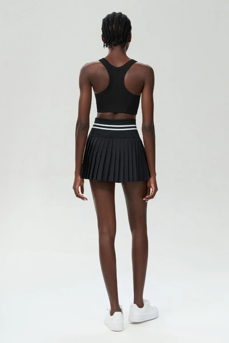 Matching Athletic Skirt and Top Sport Set