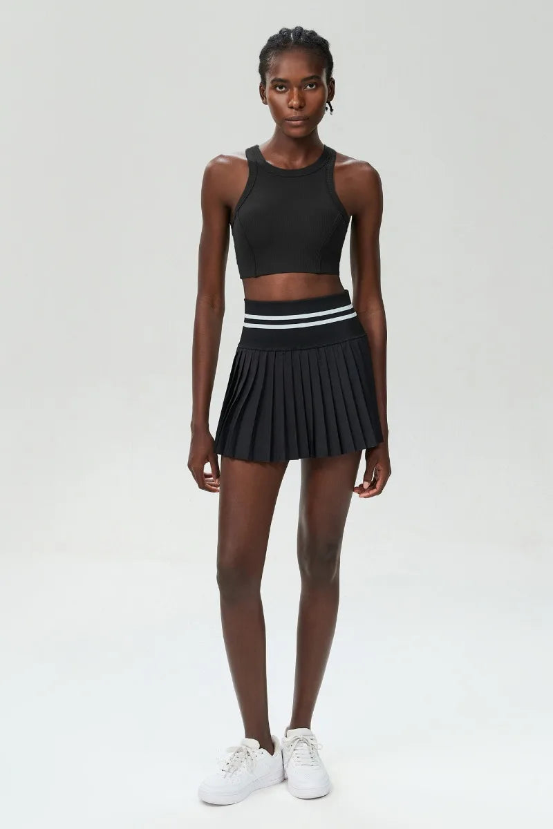 Matching Athletic Skirt and Top Sport Set